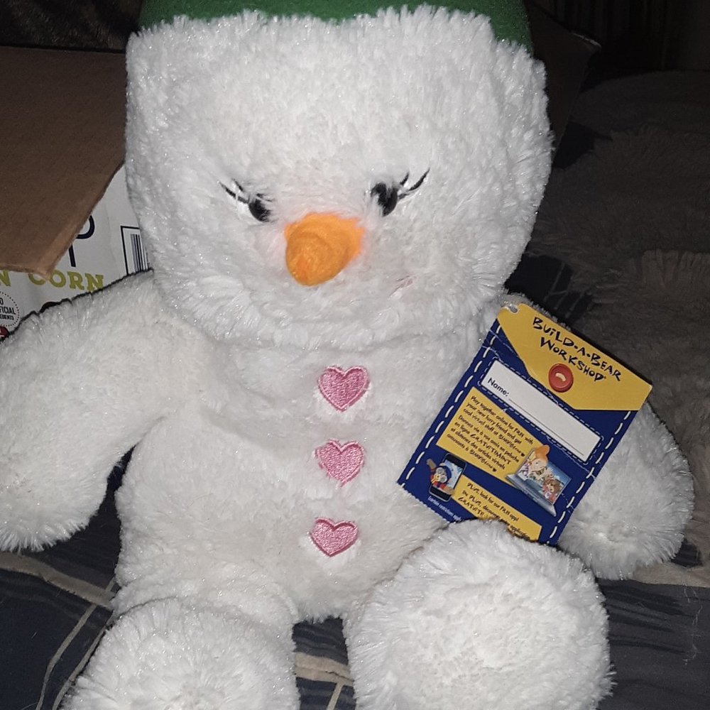 New Build A Bear Snow Girl